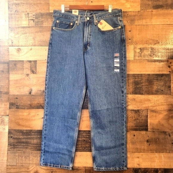 New LEVI'S 550™ RELAXED FIT MEN'S JEANS Sz 34 - Picture 2 of 7